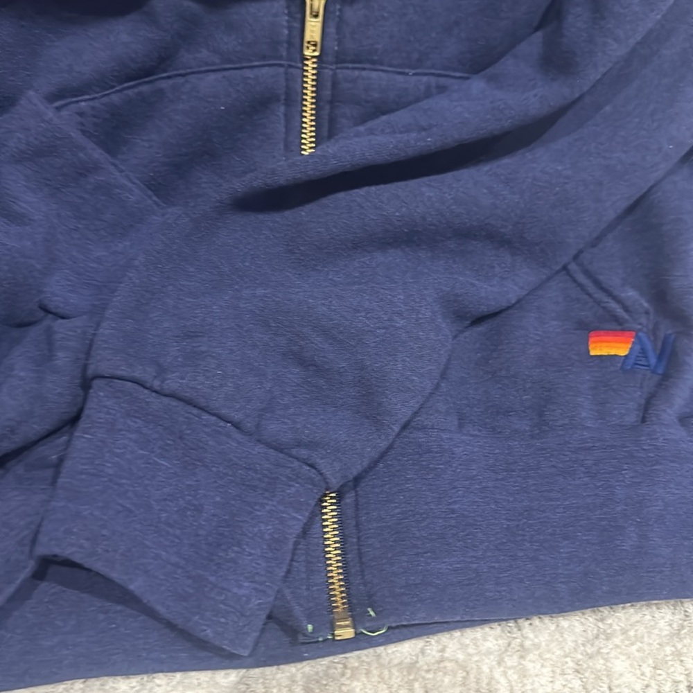Aviator nation 5-stripe zip hoodie - Picture 4 of 4
